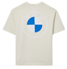 BMW T-SHIRT LOGO  REVERSE UNISEX LIGHT GREY